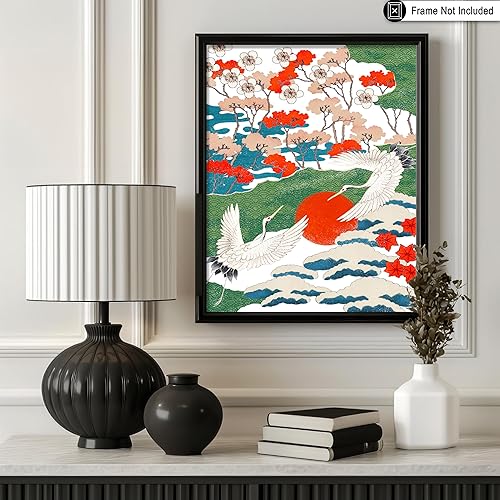 Miniatura 43 de Poster Master Póster vintage de flamenco americano, estampado retro de flamenco rosa, arte de pájaro, regalo para él, ella, amante de los animales,