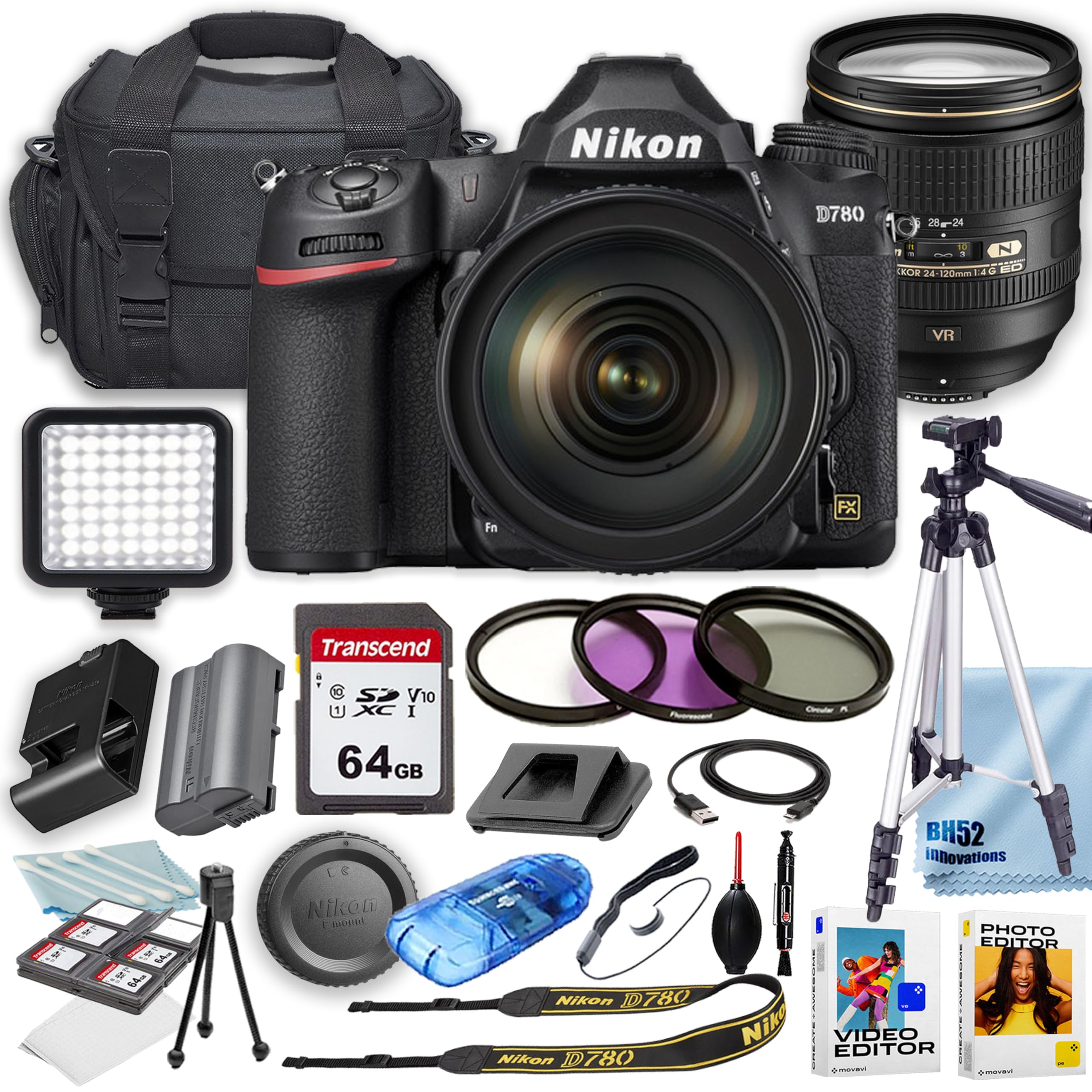Amazon.com : Nikon D780 DSLR Camera with Nikon AF-S NIKKOR 24