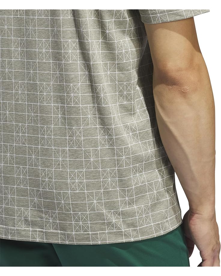 adidas Golf Go-To Printed Short Sleeve Polo - #4 of 5