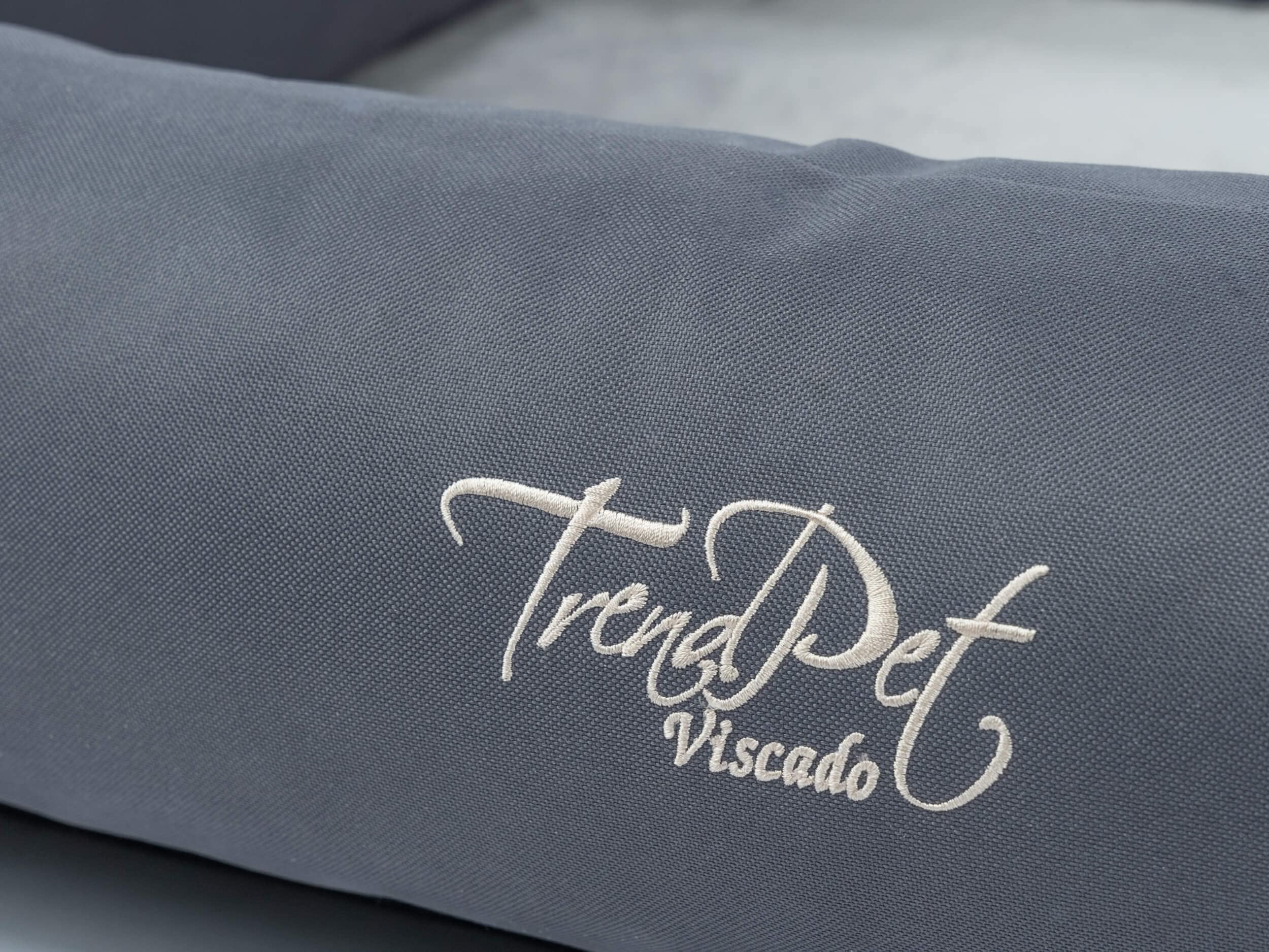 TrendPet Viscado - orthopädisches Hundebett grau