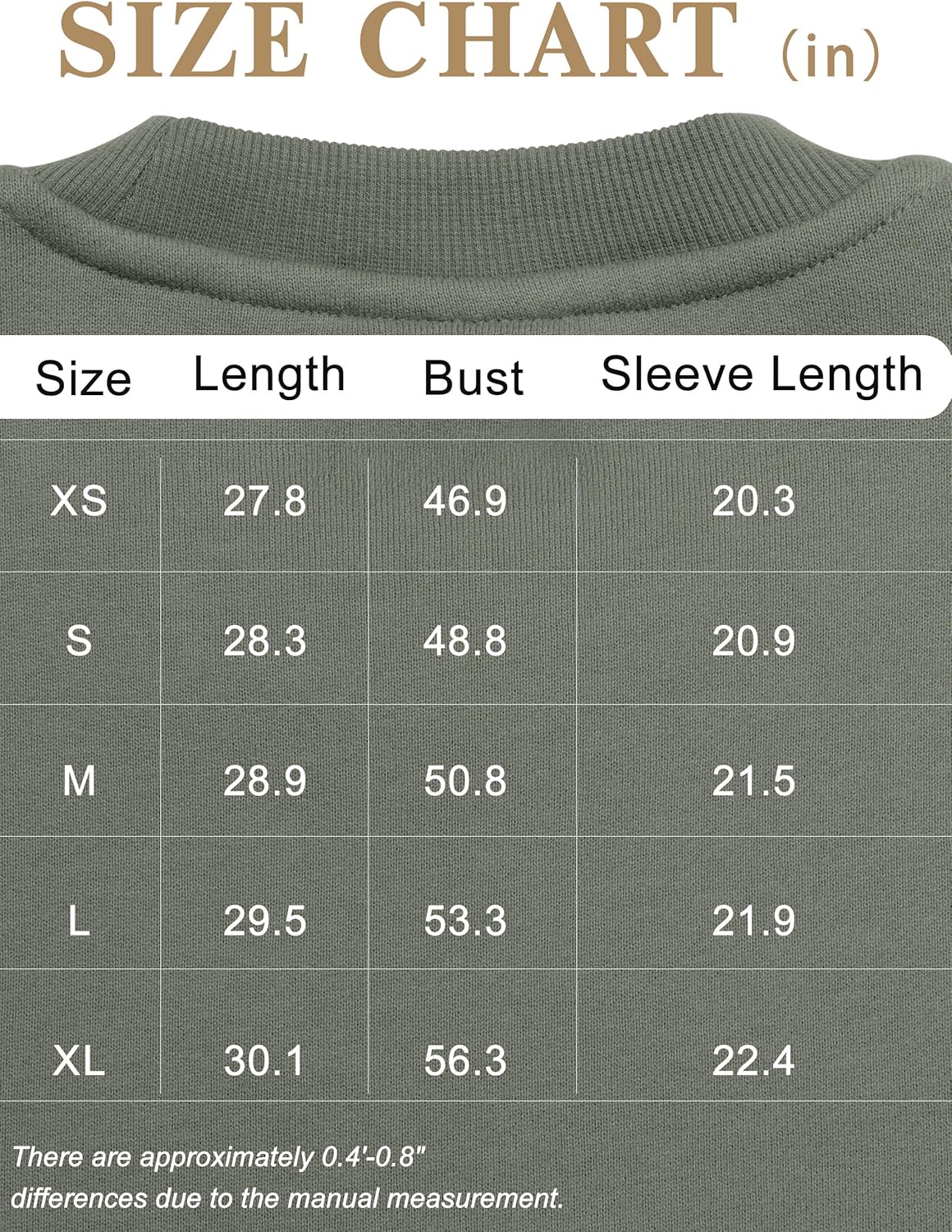 VIUTIL Womens Oversized Crewneck Sweatshirt Fleece Casual Loose Pullover Tops 2026 Winter Clothes - Image 6