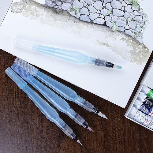 Miniatura 6 de Pentel Japan Aquash - Bolígrafo de pincel de agua tamaño mediano