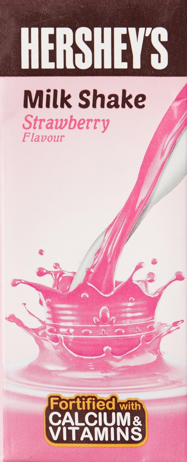 Hershey's Milk Shake Strawberry, 200ml Amazon.in Grocery & Gourmet Foods