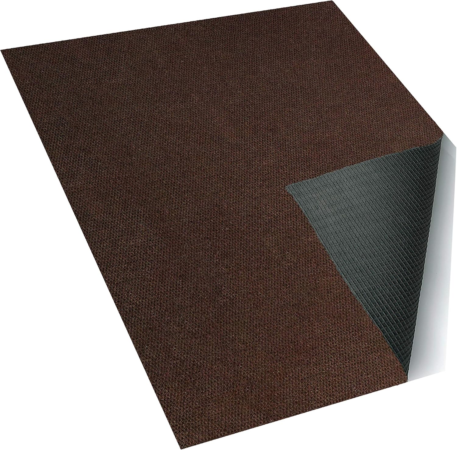 KOECKRITZ Durable Rubber Door Mats, Runners, and Rugs. Heavy Duty Doormat, Indoor Outdoor, Easy Clean, for Entry, Garage, Patio, Foyers, Laundry, Kitchen High Traffic Areas (Color - Brick) (5' x 8')