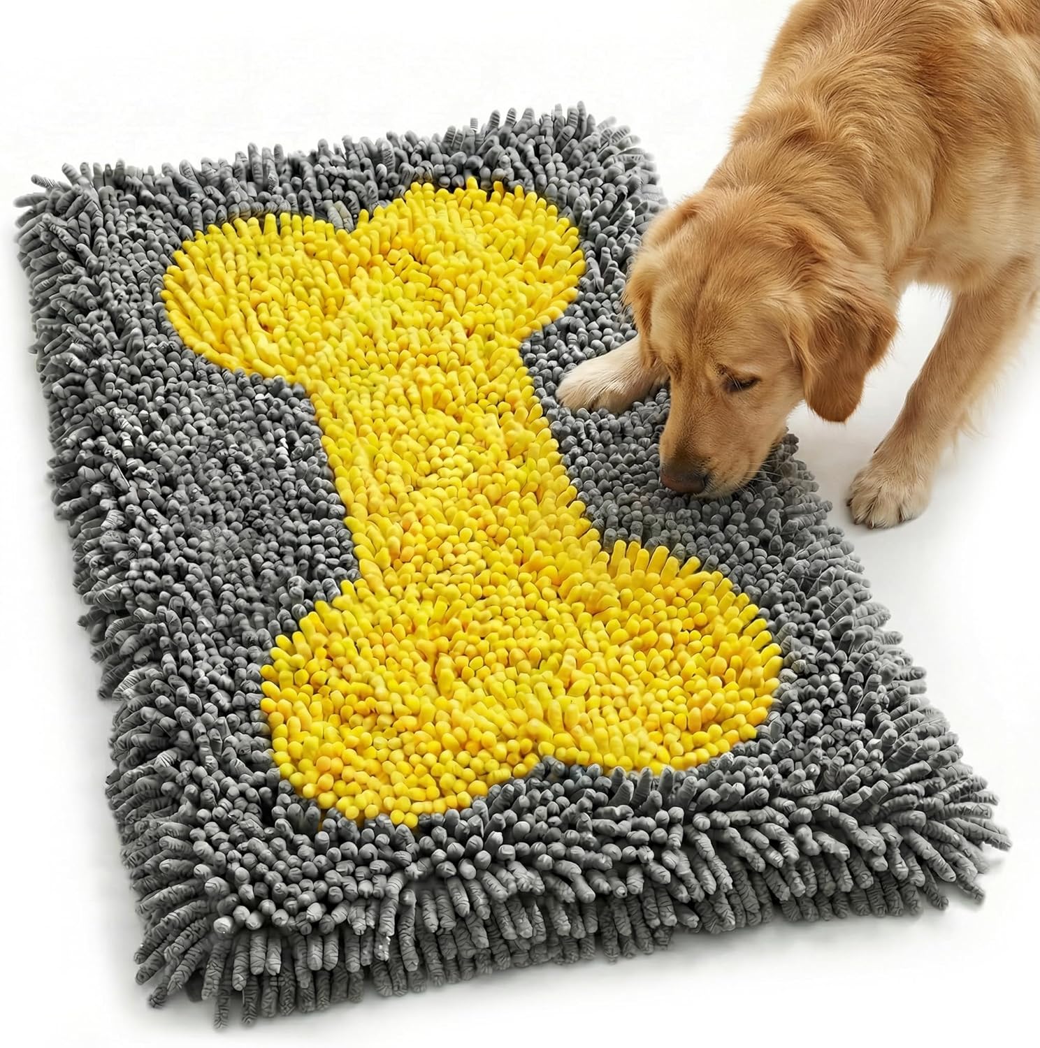 Snuffle Mat for Dogs Large Breed, Medium & Small – 17" x 23" Snuffle and Sniff Mat for Dogs & Puppies - Foraging Rugs with Non-Slip Base