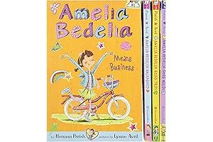 Amelia Bedelia Chapter Book Box Set: 4 Books for Kids Ages 4-6