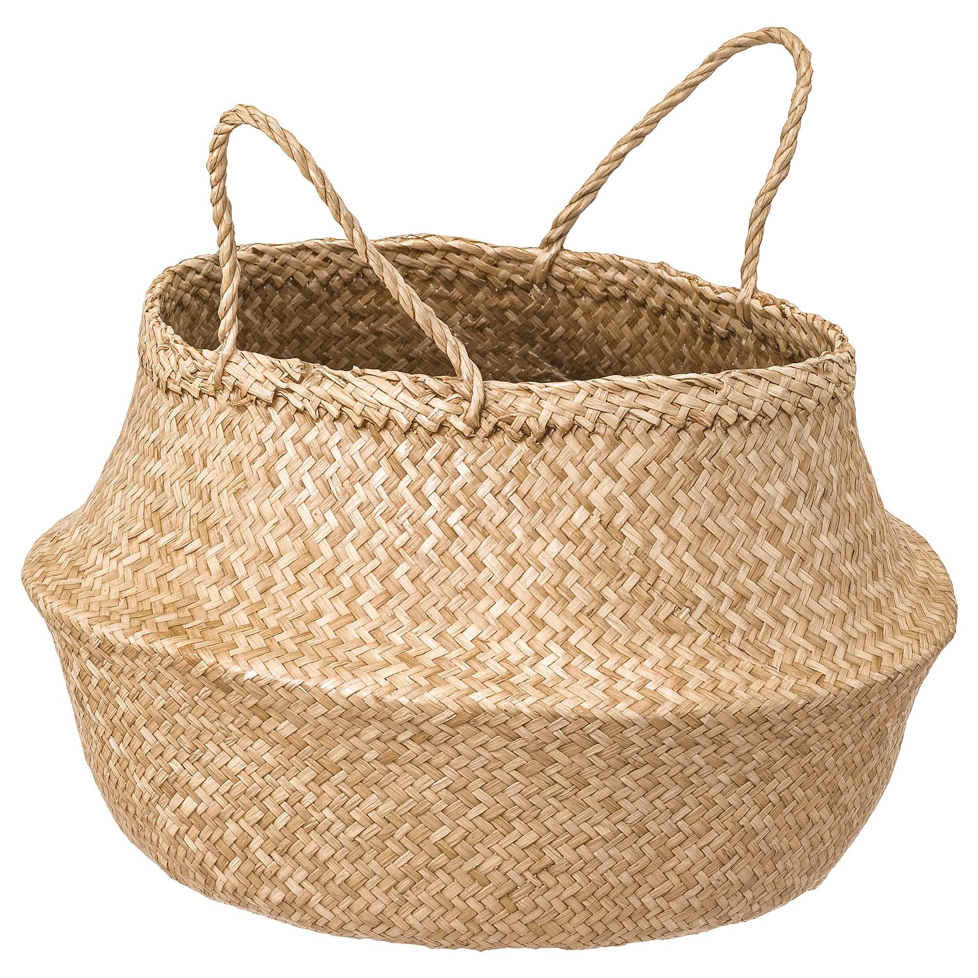 Panier en jonc de mer 25 cm FLÅDIS pour rangement naturel