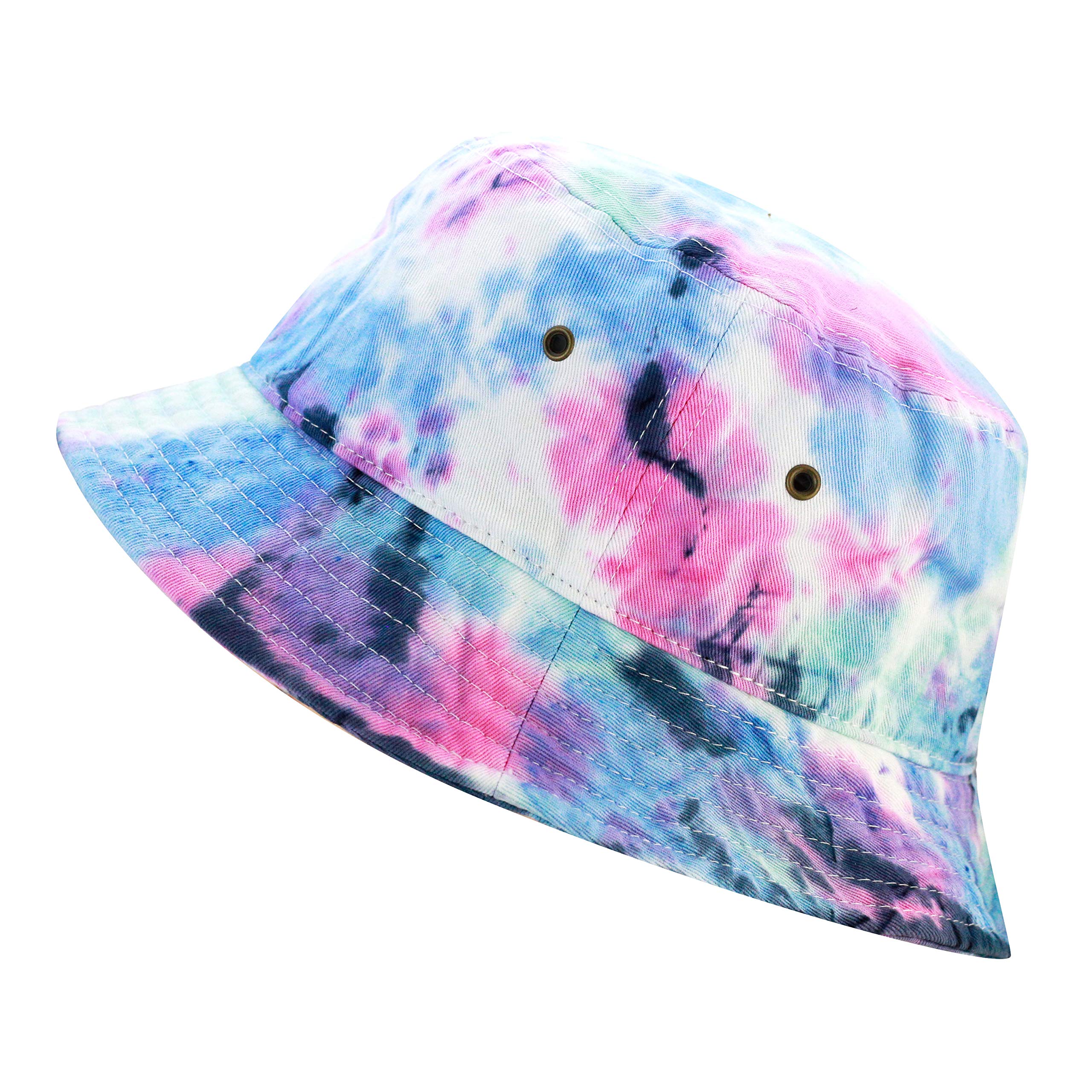 The Hat Depot 300N Unisex 100% Cotton Packable Summer Travel Bucket Beach Sun Hat (L/XL, 1. Color 2)