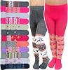 ToBeInStyle Girl’s Pack of 6 Classic Pull-On Assorted Warm Winter Tights