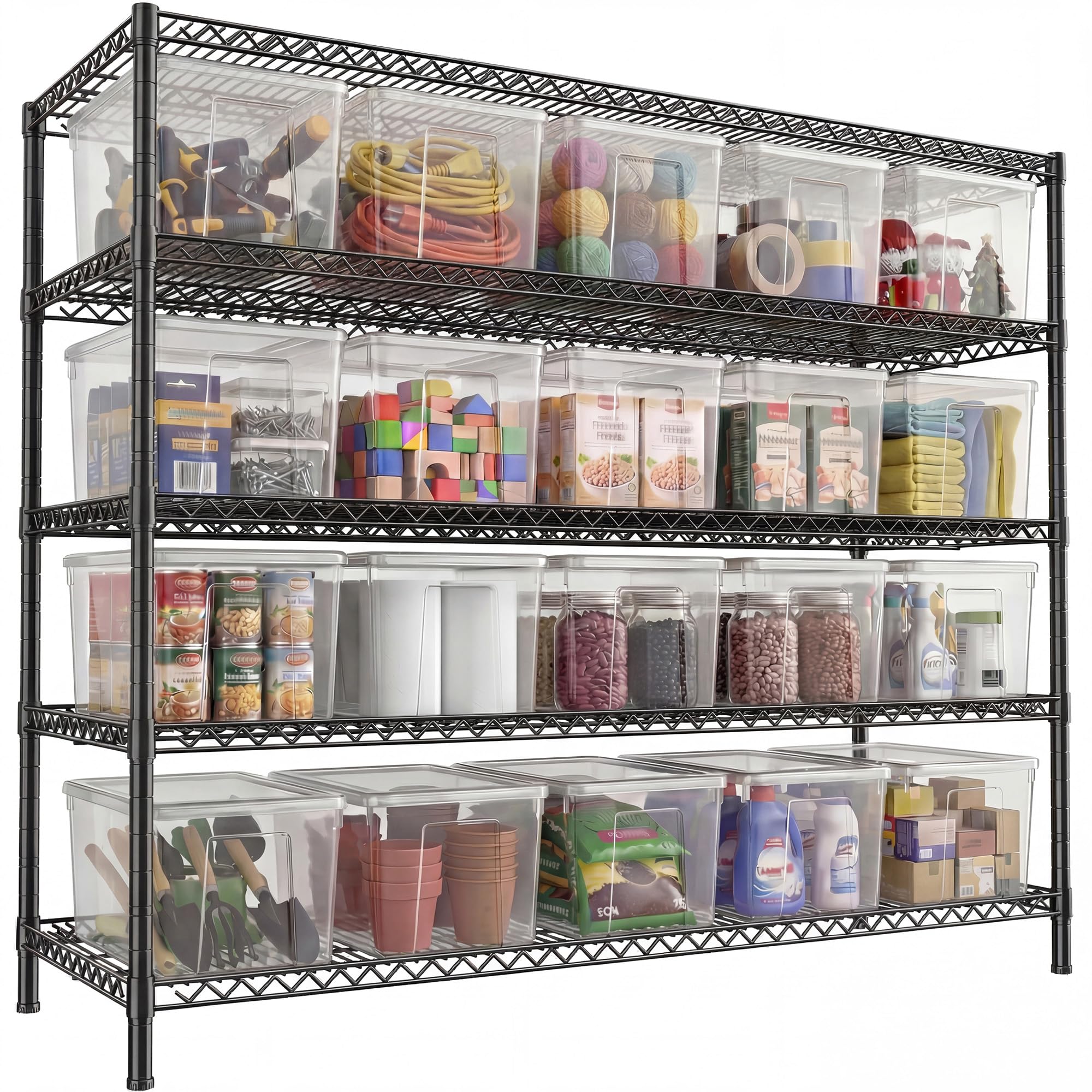 REIBII 3200LBS Storage Shelves
