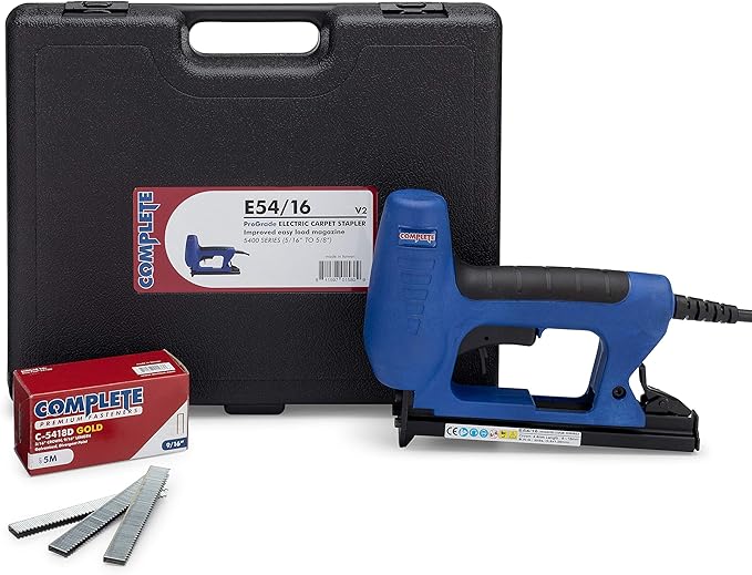 Complete E54/16 ProGrade Electric Carpet Stapler 3/16 Crown