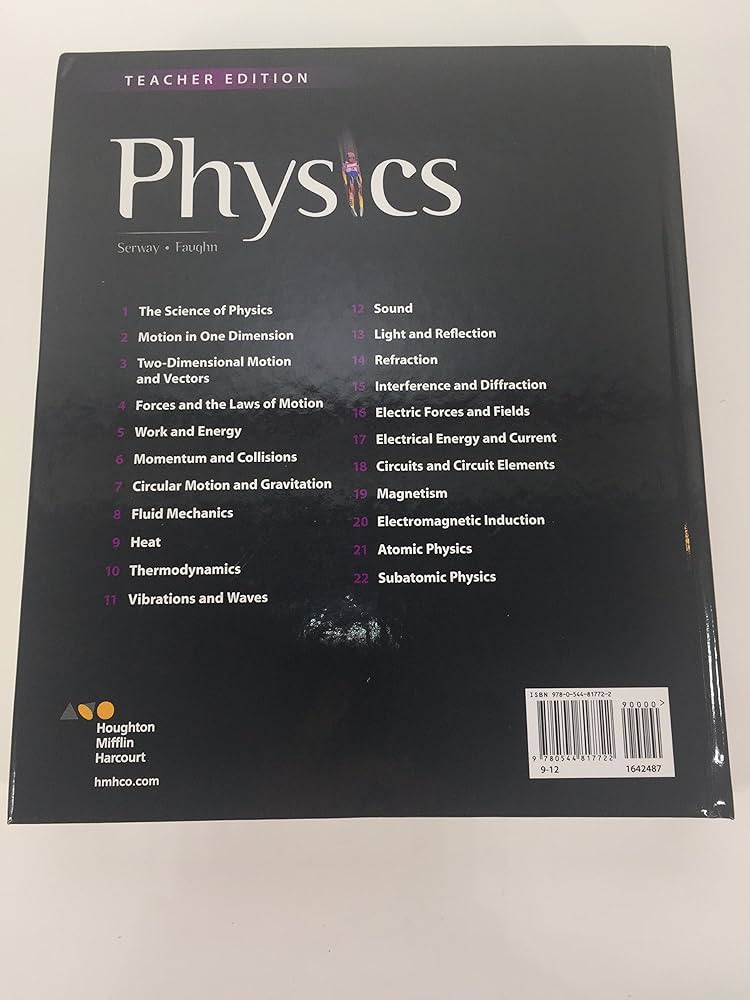 Hmh Physics: Houghton Mifflin Harcourt: 9780544817722