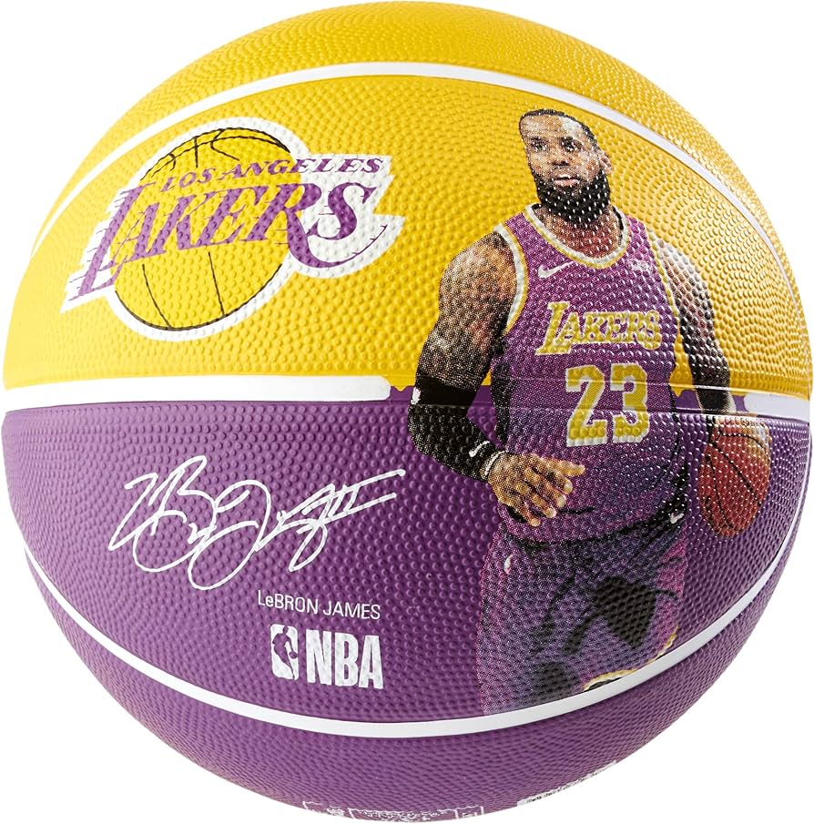 スポーツ LeBron James NBA BALLERS Spalding NBA Player Lebron James SZ.5 (83-863Z) Basketbals