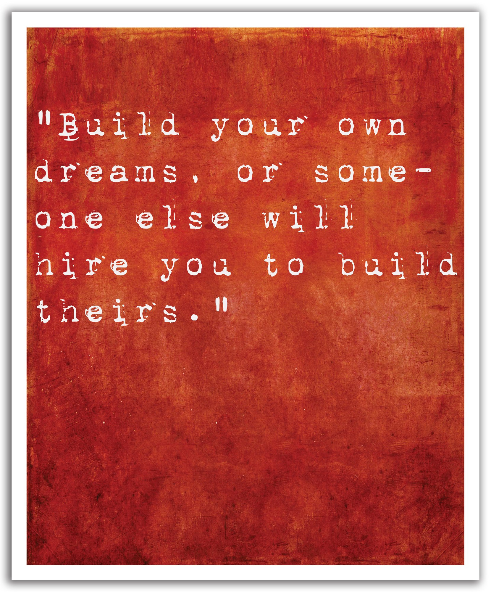 JP London POS2490 U-Strip Peel and Stick Inspirational Saying Work Job Career Zen Removable Wall Decal Sticker Mural, 19.75" by 24"