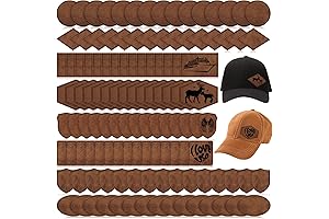 Giegxin 120 Pieces Leather Patches for Laser Engraving