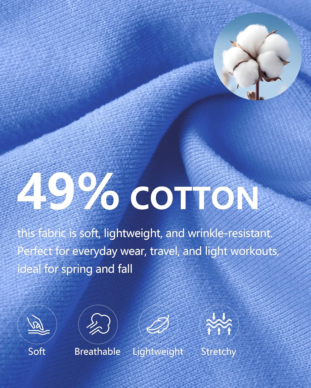 Womens Track Pants Athletic Running Pants Sweatpants Straight Leg Cotton Fold-Over Sports Jogging Striped Loose Fit - Image 5