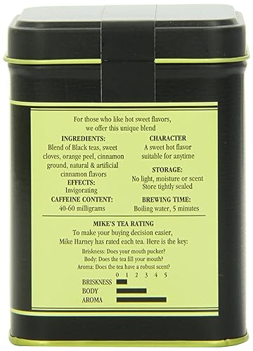 Miniatura 8 de Harney & Sons Té navideño con sabores cítricos, clavo, canela y almendras  16 onzas de té negro suelto