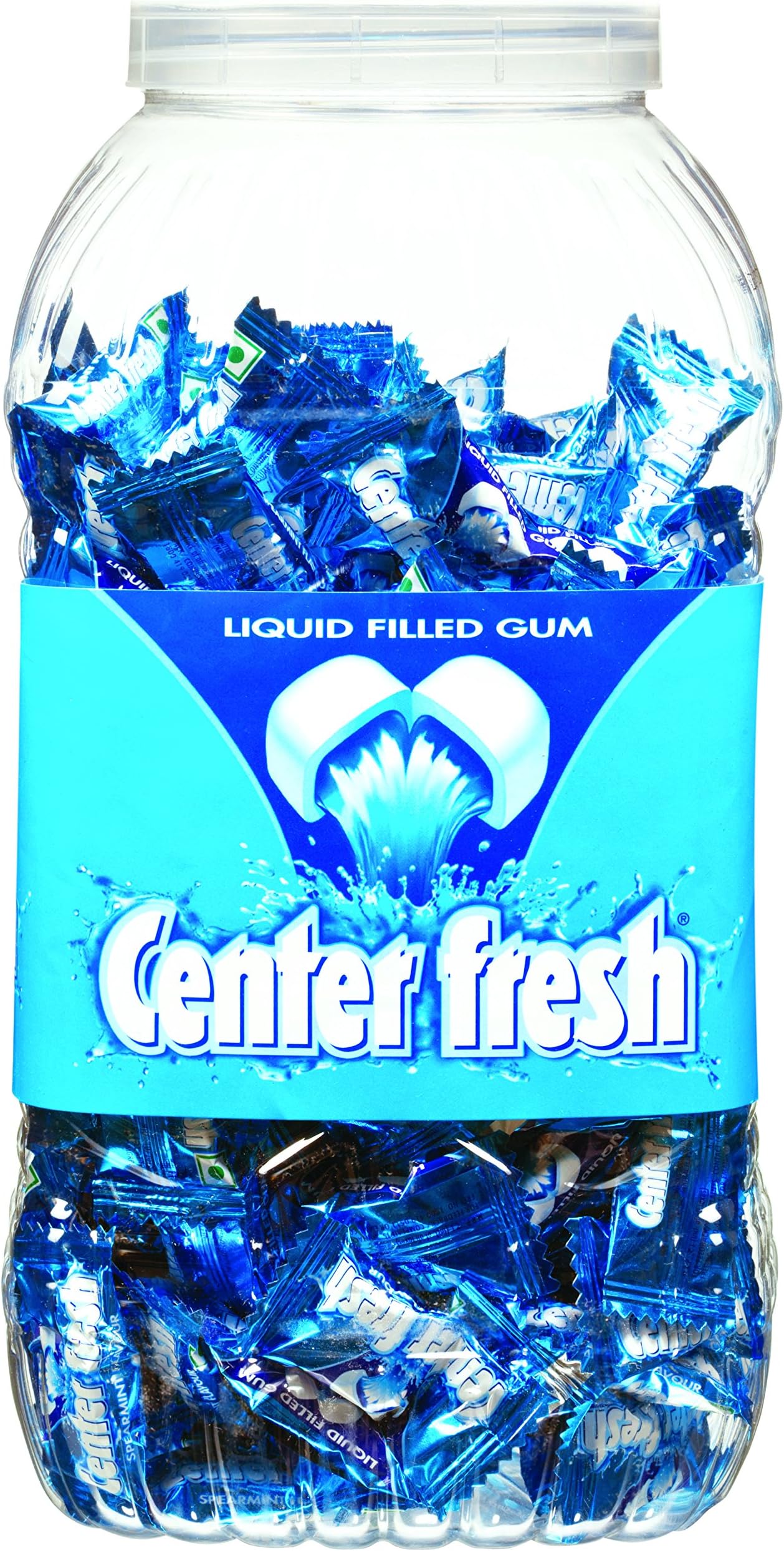 Center Fresh, Spearmint, Chewing Gum Jar, 675 g, 225 pc