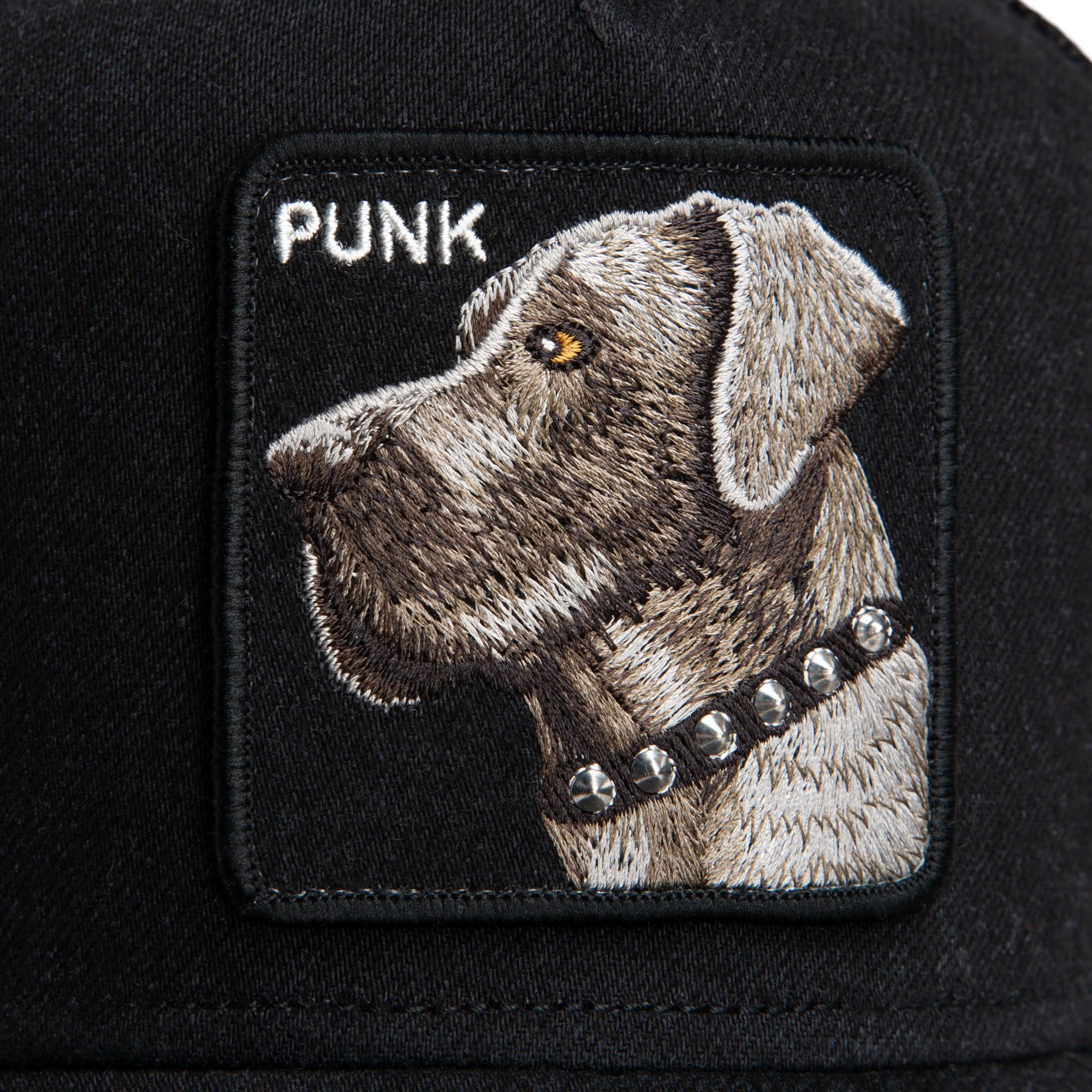 Goorin Bros. Trucker Punk DawgBros. Czapka baseballowa dla kobiet i mężczyzn – czapka baseballowa z siateczką, wizjerem wiosenno-letnim, wiosenno-letnim, jesienno-zimowym