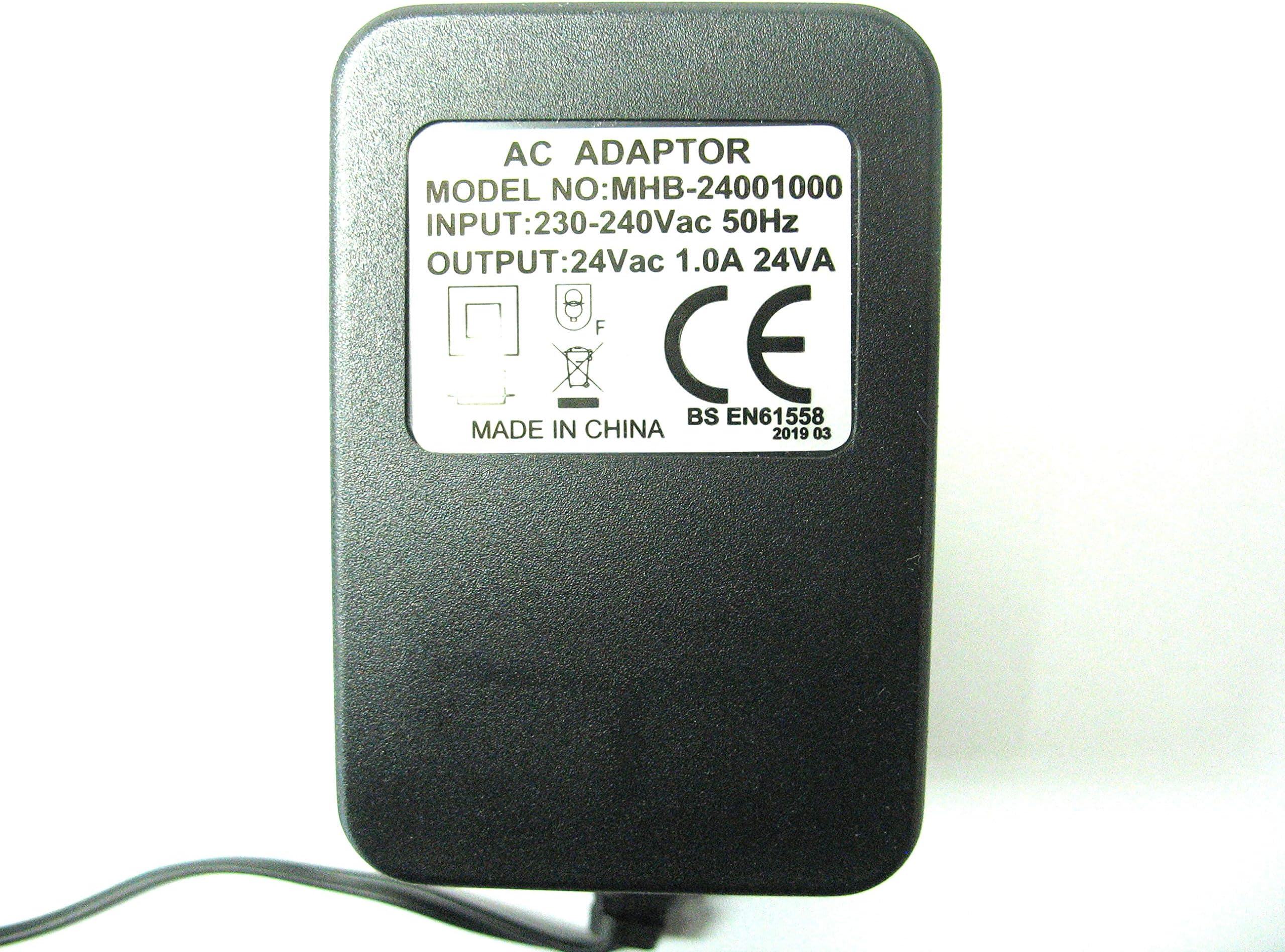 1000ma(1a) 24v(24 volt) 24VA AC/AC (AC Output) Power Adaptor/Supply/Transformer