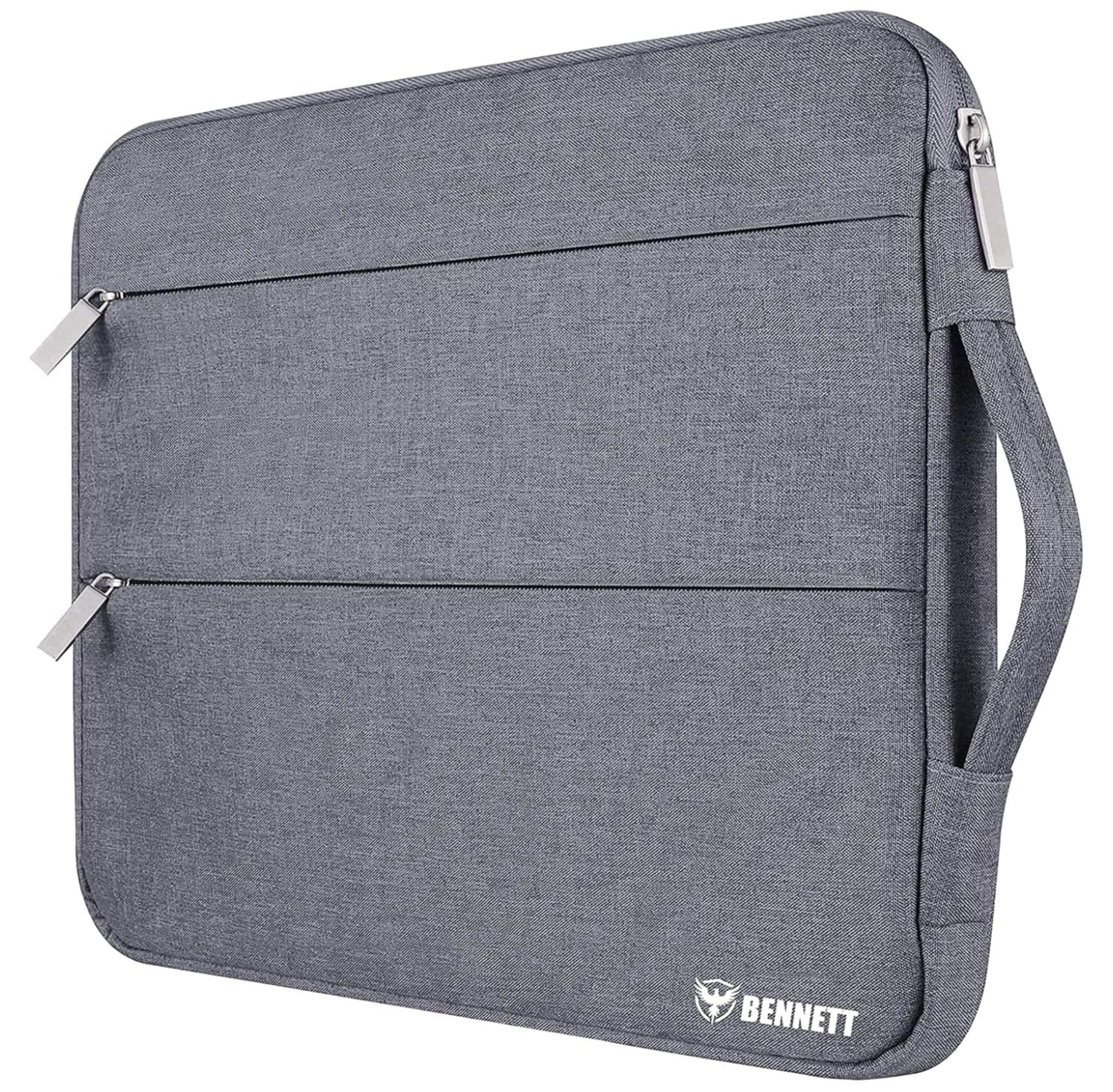 KBBRD Bennett Nylon Drax Laptops,Tablets Laptop Bag Sleeve Case Cover Pouch For 13.3 Inches Laptop Apple/Dell/Lenovo/Asus/Hp/Samsung/Mi/Macbook/Ultrabook/Thinkpad/Ideapad/Surfacepro Grey (Drax Sleeve)