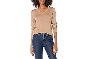 Women's Classic-Fit V-Neck Long Sleeve Sweater