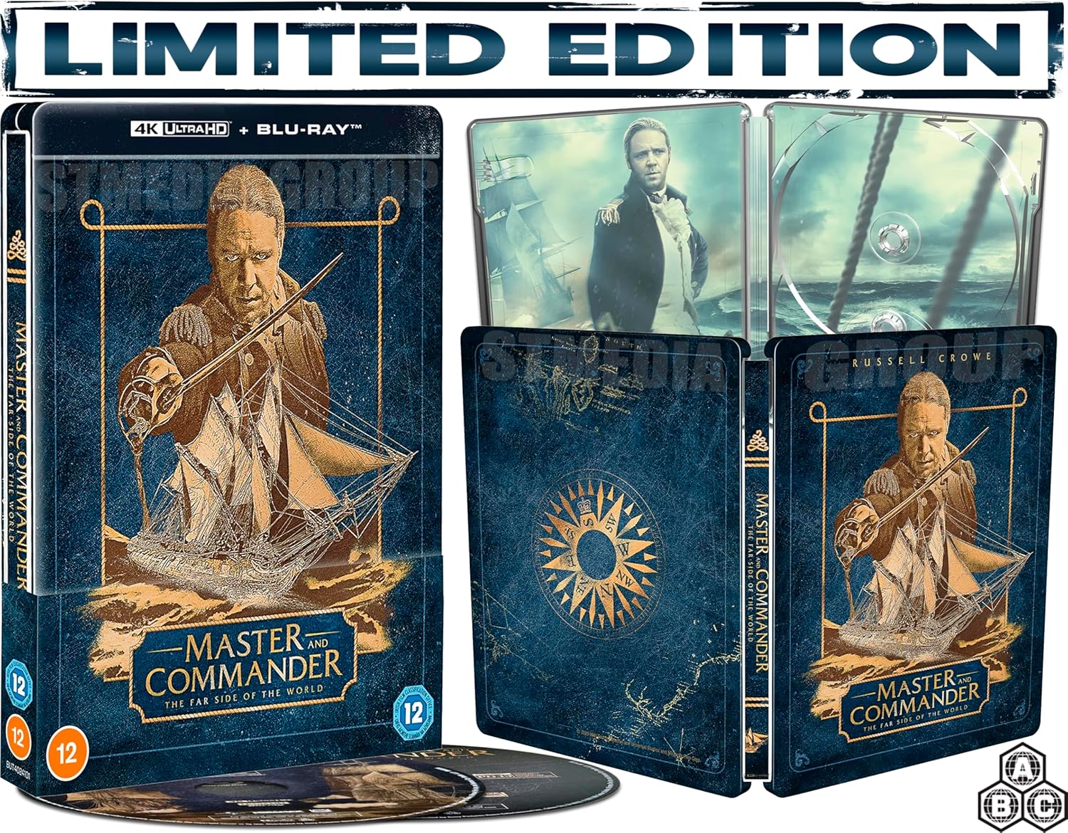 Master and Commander - The Far Side of the World [Limited Edition, Steelbook] [4K UHD + Blu-ray] [Region Free]