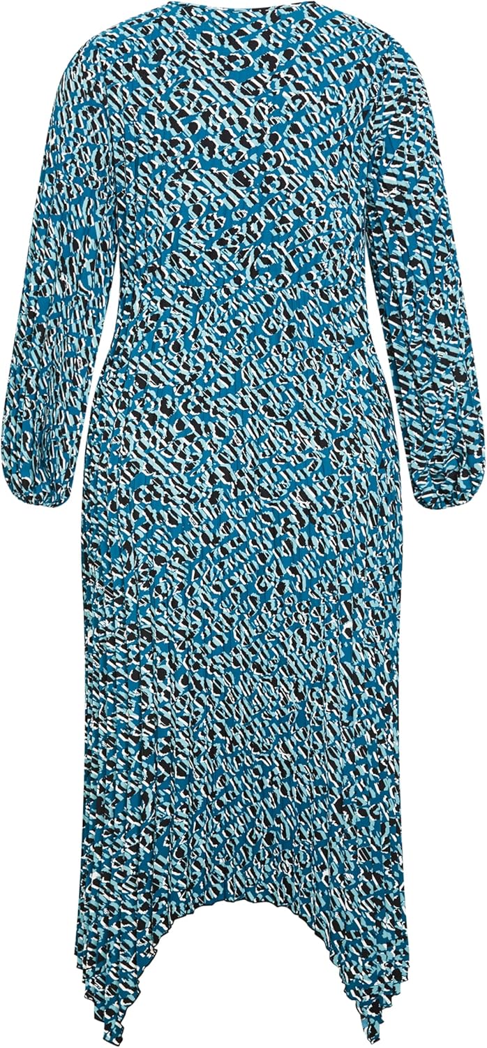 Women's Plus Size Dress Eve Pleat PRT