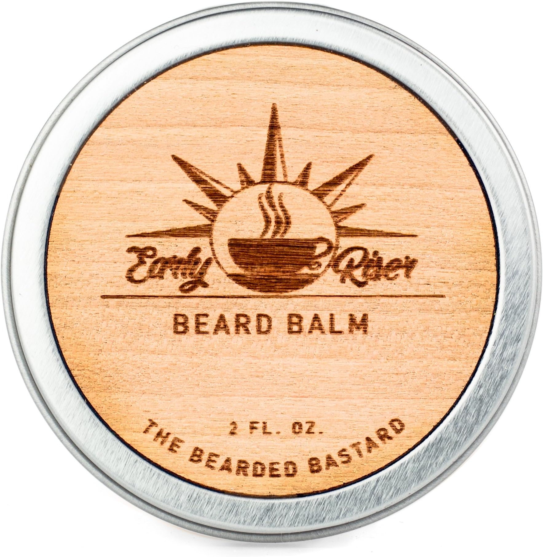 Early Riser Beard Balm for A More Attractive and Healthy Beard, Mens Beard Balm, Beard Wax, Beard Care, Beard Grooming Kit, Beard Conditioner, Men's Grooming, Hydrating