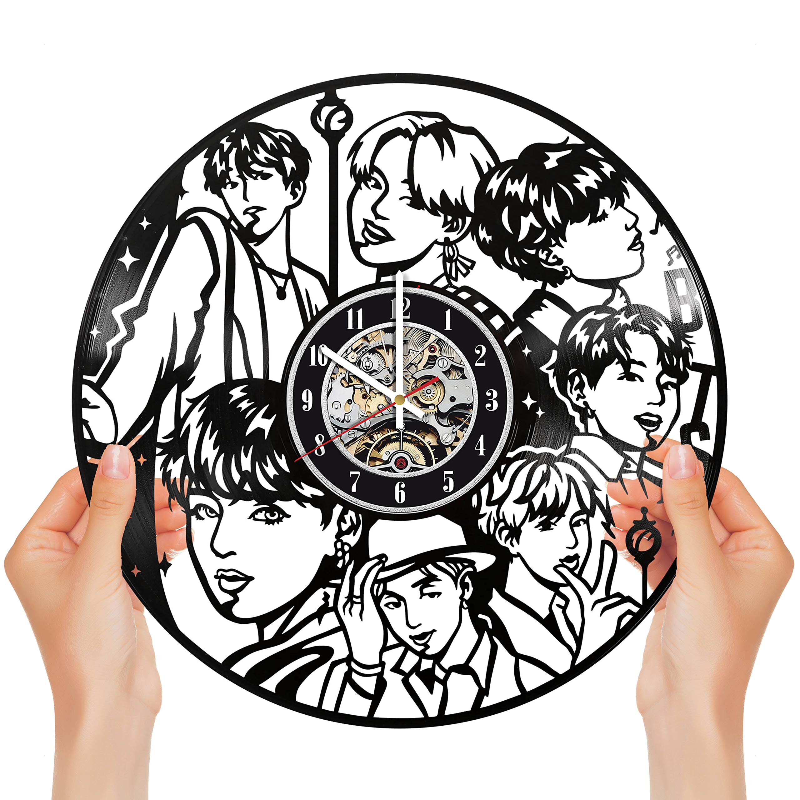 Exquisite BTS Vinyl Clock | Designed in Brooklyn | Limited Edition | by Monteviasco