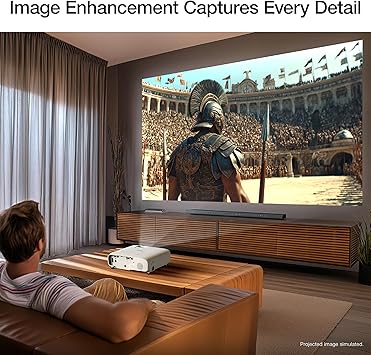 Epson Home Cinema 980 3-Chip 3LCD 1080p Projector 4,000 Lumens Color and White Brightness, Streaming/Gaming/ Media Room, Built-In Speaker, Auto Picture Skew, 16000:1 Contrast, 2 HDMI Ports