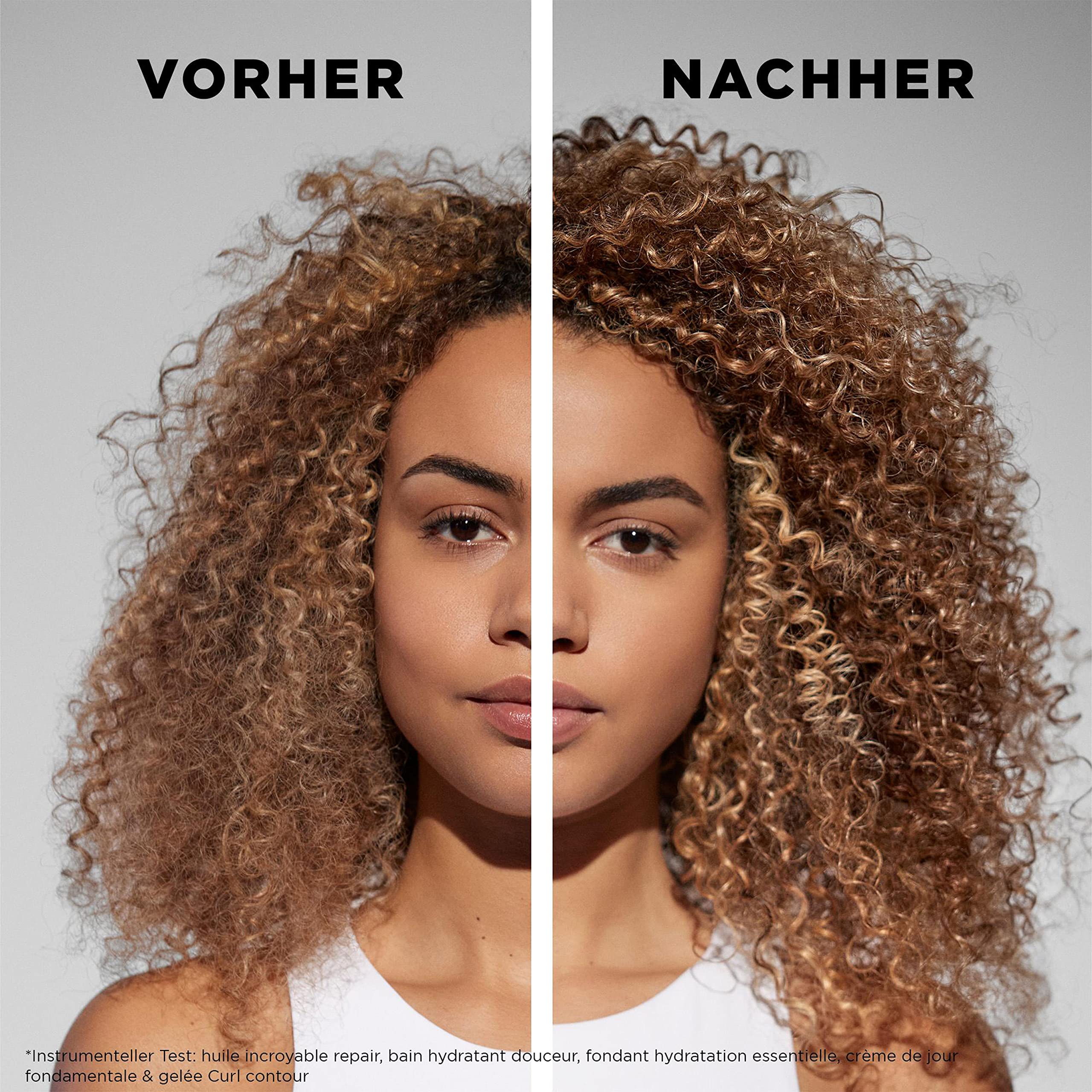 Kérastase, Curl Manifesto, Pflegeroutine mit Shampoo, Haarmaske und Tagescreme, Für lockiges und krauses Haar, Mit Manuka-Honig und Ceramiden
