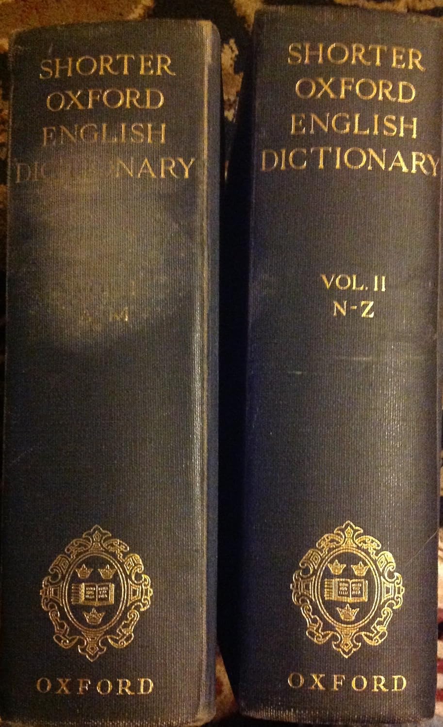 The Shorter Oxford English Dictionary on Historical Principles Two