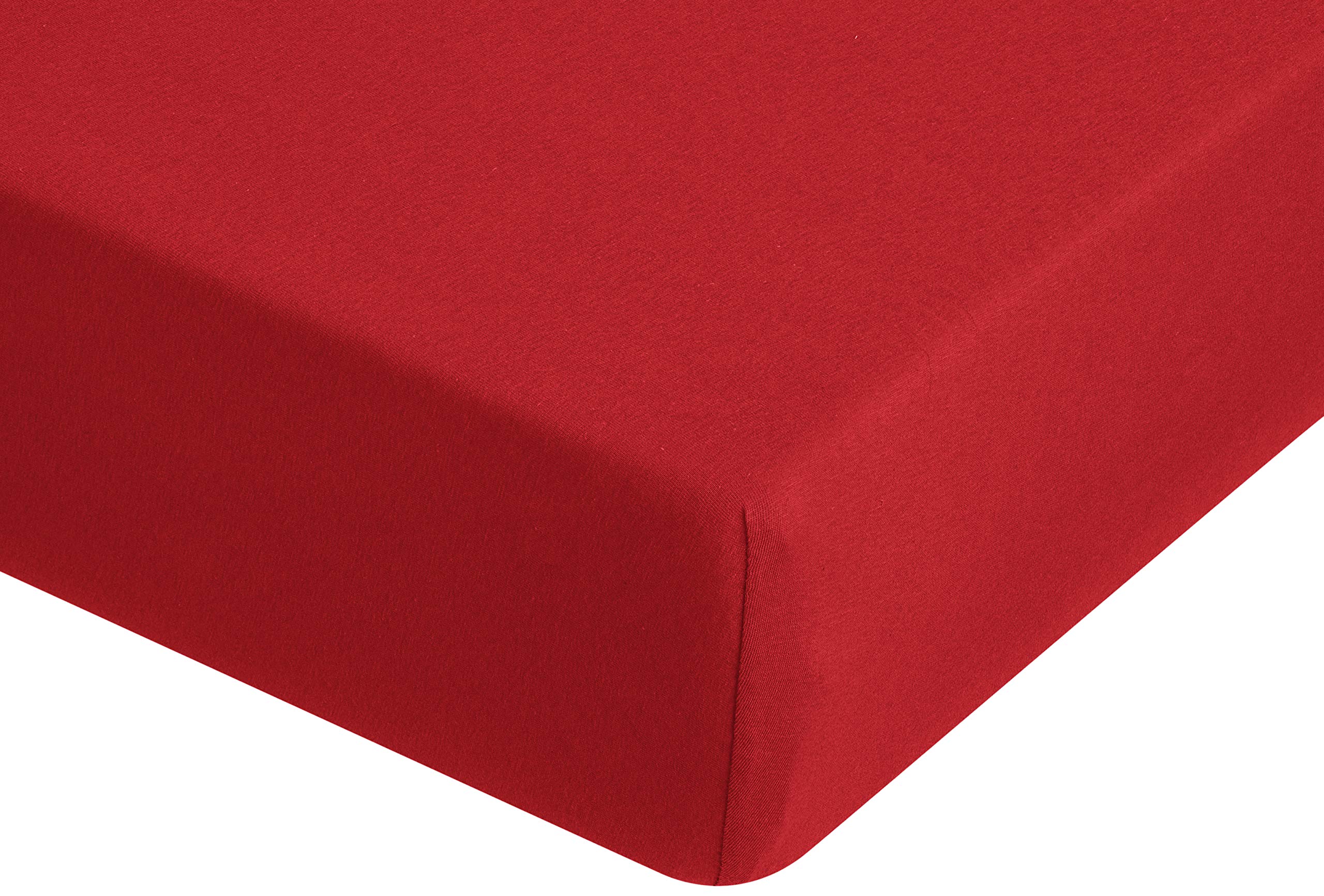 Lenzuolo Bordeaux con Angoli 90x180 Cotone Jersey 200g Alta Qualità