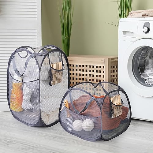 Miniatura 3 de Cesta plegable Dazz de Pro-Mart con 3 compartimentos, color blanco