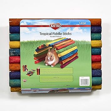 Kaytee Tropical Fiddle Sticks Hideout, Medium (2 Pack)