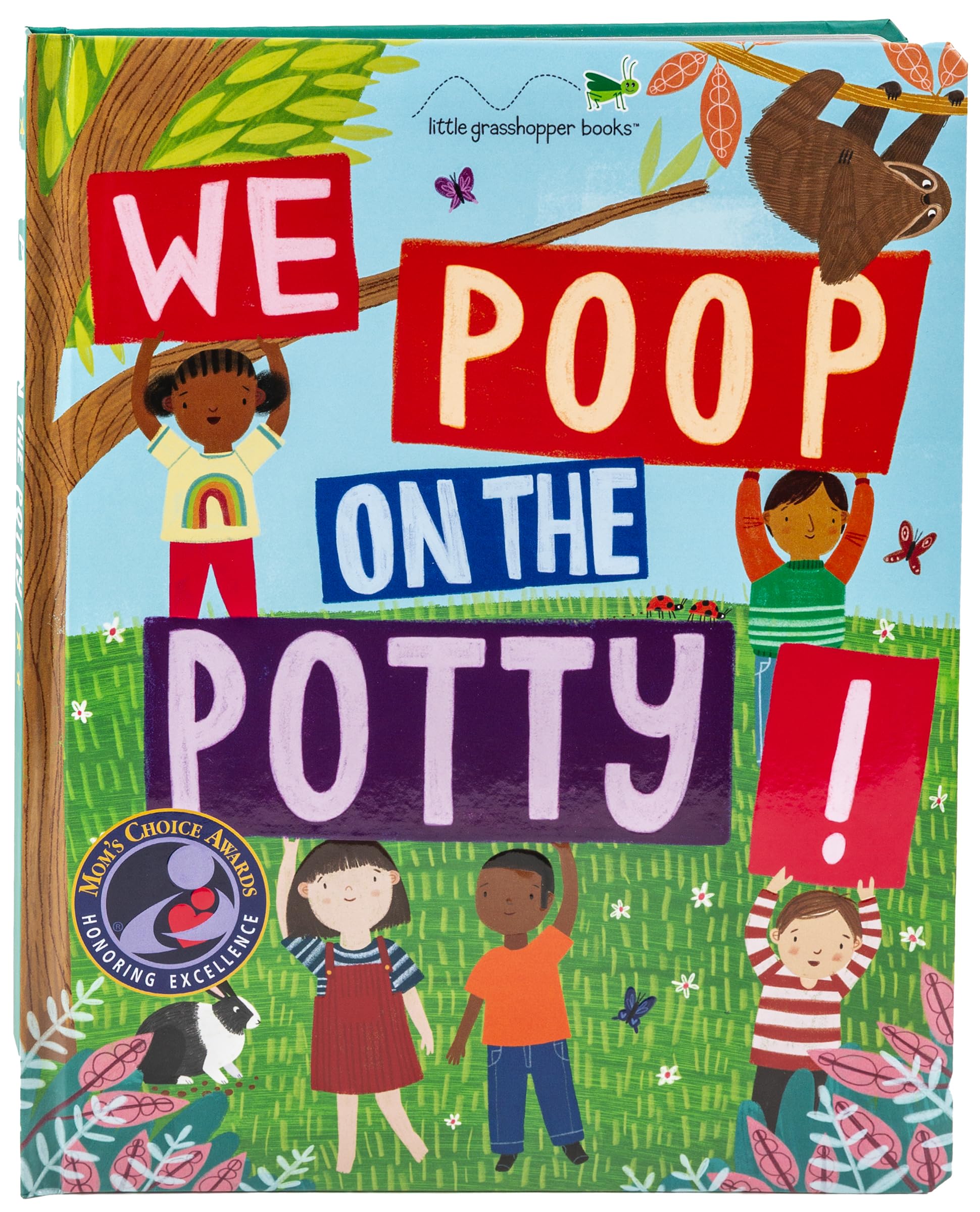 We Poop on the Potty!: Funny Potty Training Book for Toddlers | Mom's Choice Gold Award Winner | Teaches Bathroom Habits with Animals & Humor | Large Padded Board Book Gift for Boys & Girls