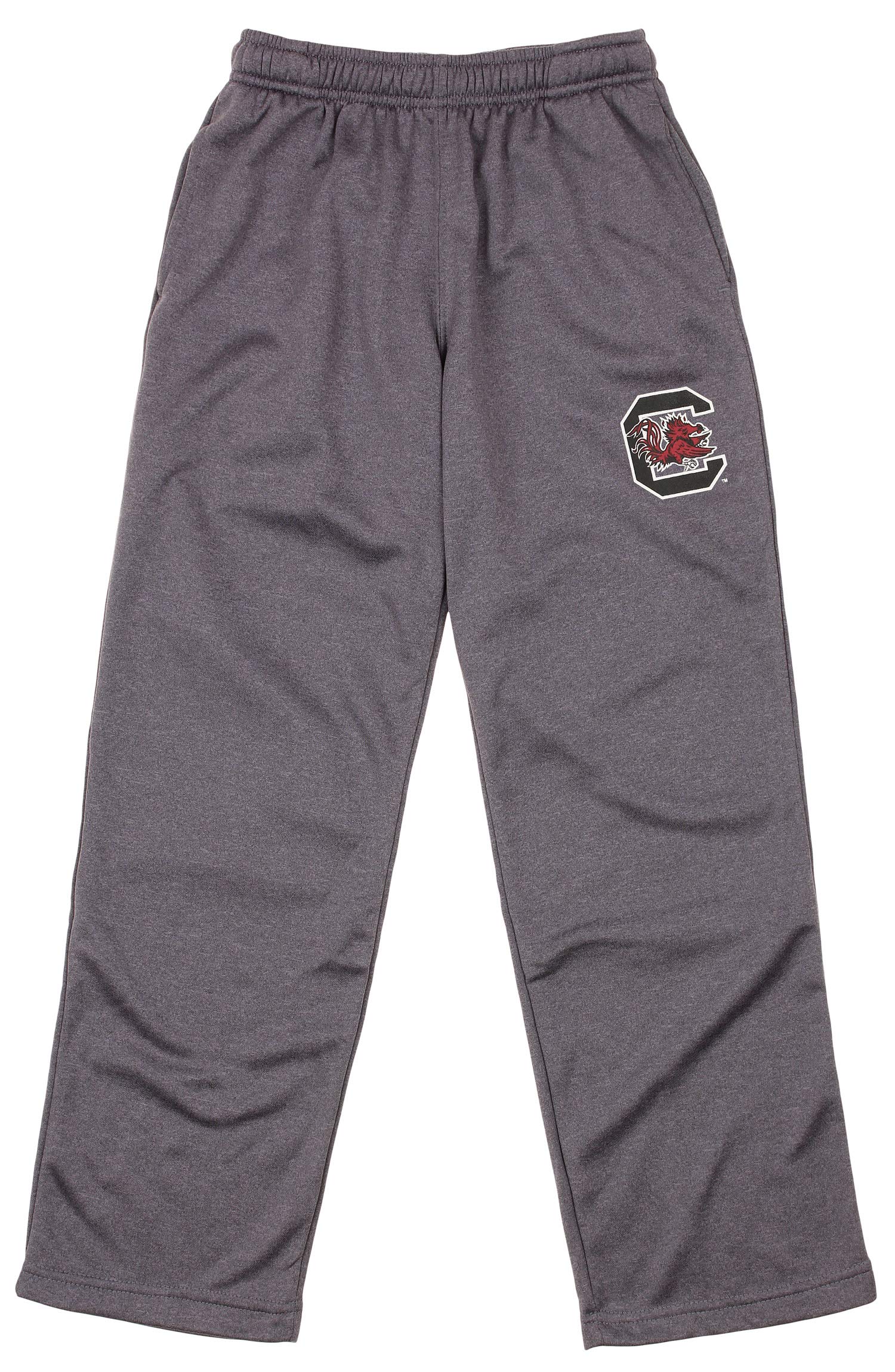Outerstuff NCAA Big Boys Youth (8-20) Basic Grey Track Pants, South Carolina Game Cocks, Large 14-16