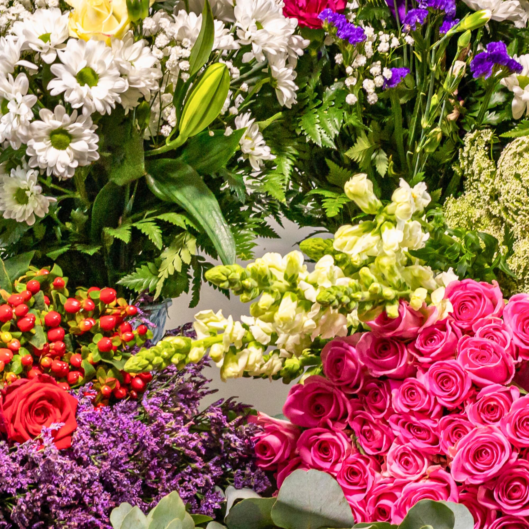 Florists Choice Fresh Flower Bouquet | Let our Florists WOW you with a Custom Creation Based On Your Card Message | - 2