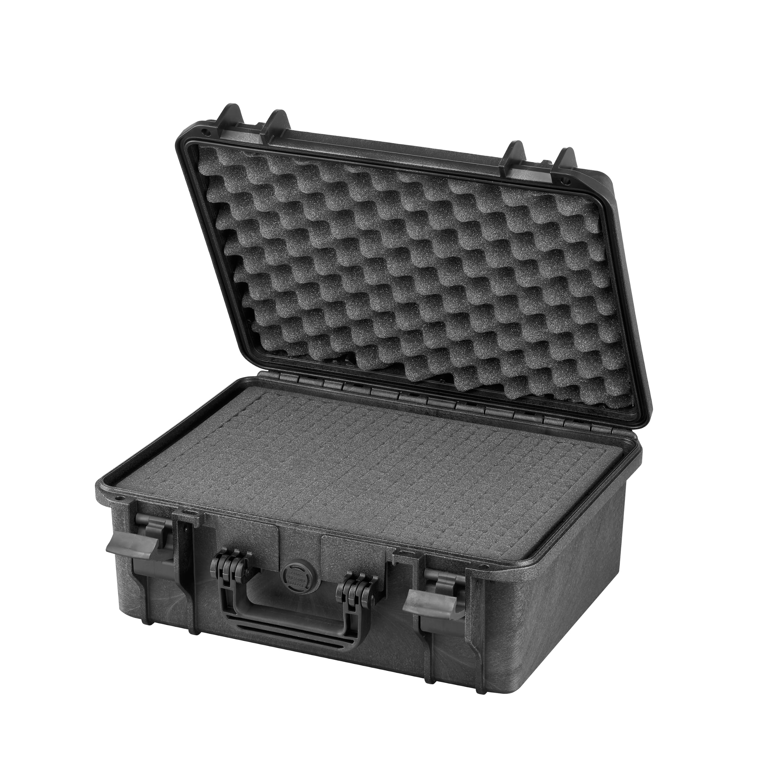 MAX Cases - MAX380H160S.079, Maleta hermética con espuma pre-cortada a cubetas, dimensiones internas 380 x 270 x 160 mm