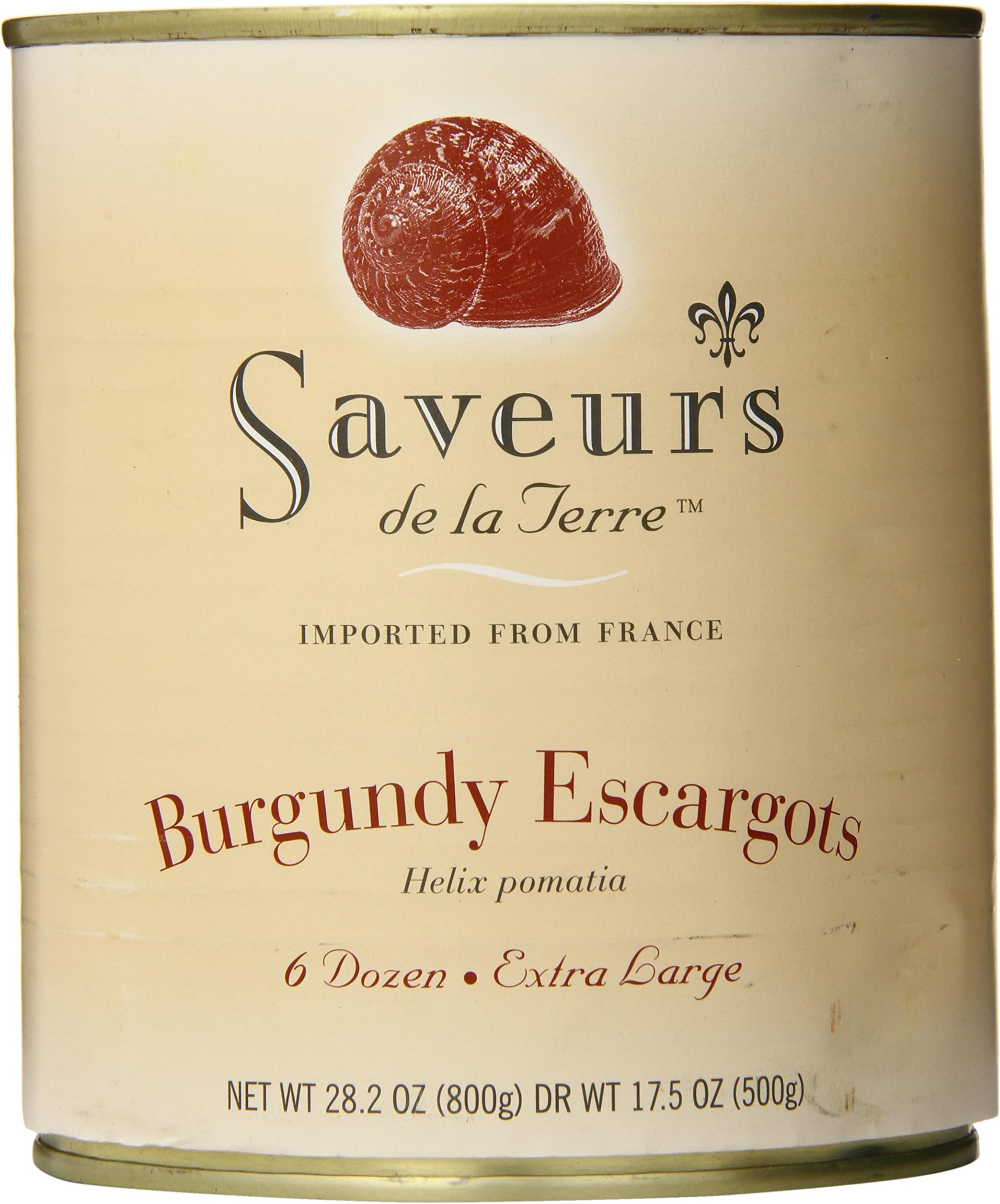 Saveurs de la Terre Burgundy Escargots, 17.5Oz