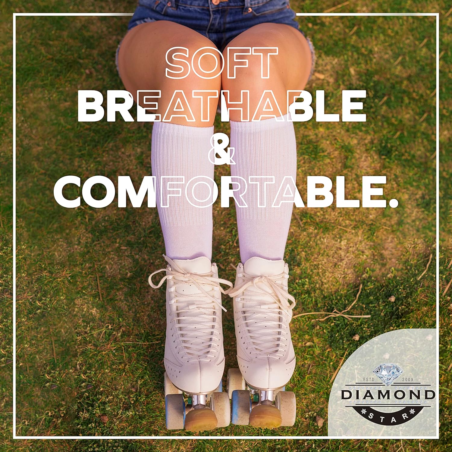 Diamond Star Tube Socks Men 6 Pairs Premium Cushion Cotton Over The Calf Athletic Knee High Socks For Men Big & Tall - Image 8