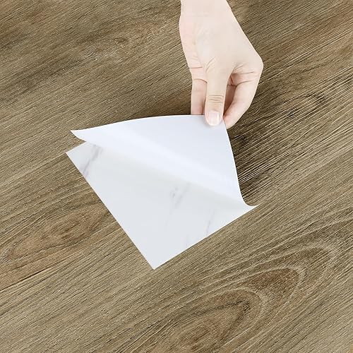 Azulejos adhesivos de vinilo para sala de estar, lavadero, caravana, 6 x 36 pulgadas, 4 unidades