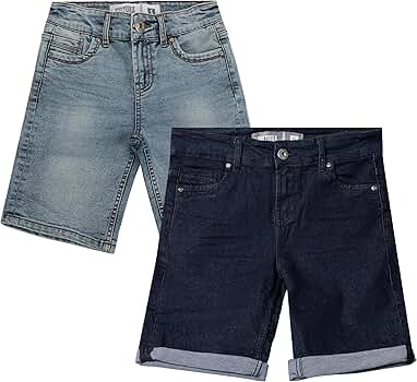 Magrit Short Set Milk　2-3y Amazon.com: CULTURA 2 Pack Boys Denim Shorts, Big & Little Kids