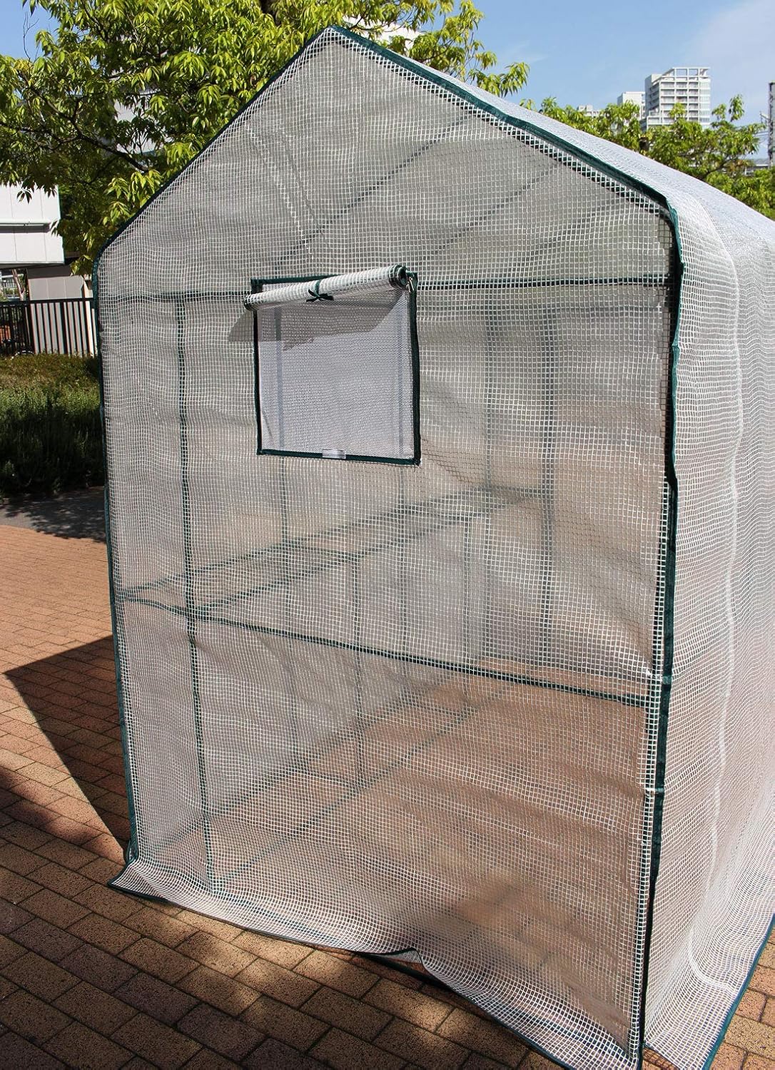 Minimalist Bee, Industrial Assembly Style Simple Greenhouse Super Jumbo Cover Changes 103164 Depth 150 X Height 220 X 216 cm Wide