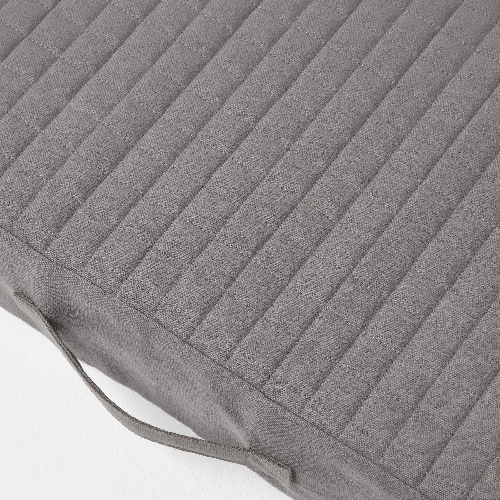 Homescapes Sitzerhöhung Sofa 3-Sitzer grau 150x50x10 cm, Dicke Sitzkissen Erhöhung für Erwachsene & Senioren, klappbares Aufstehkissen, orthopädischer Schaumstoff mit Baumwollbezug