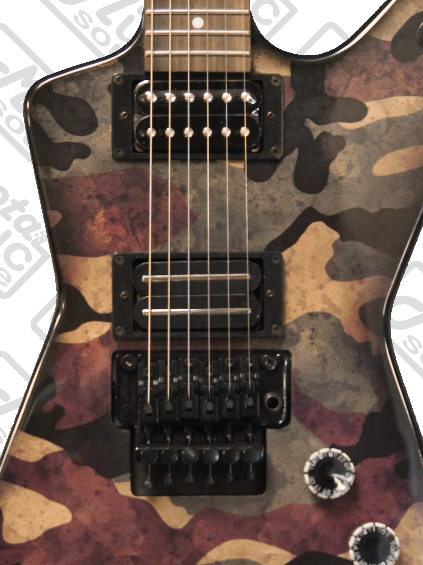 Dean DimeBag Camo ML Electric Guitar, Floyd Rose, FREE CASE