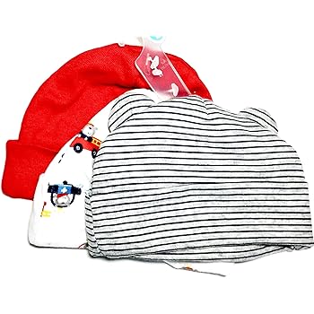 red baby boy hat
