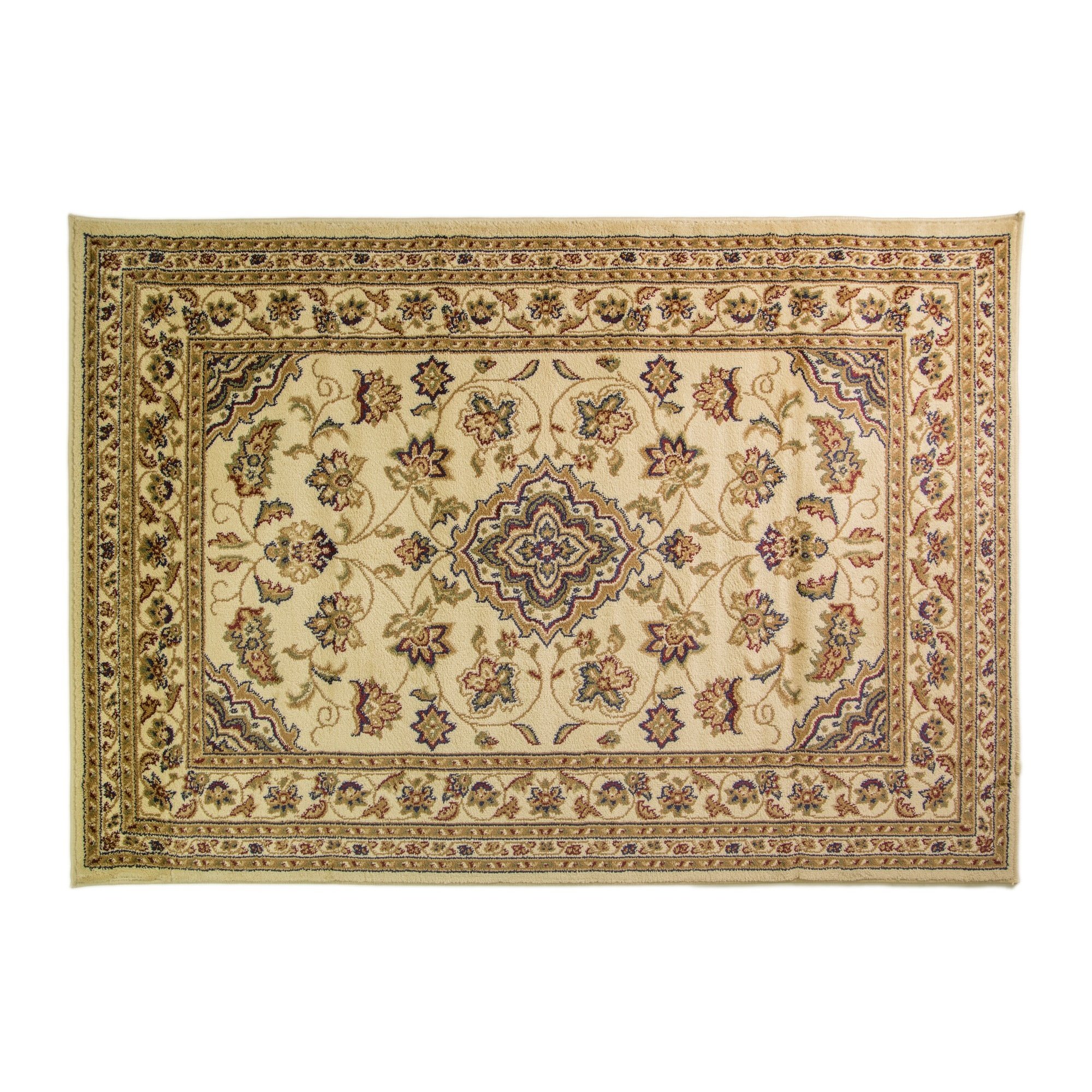 Flair Rugs Sincerity Sherbourne Antique Design Oblong Floor Rug (160cm x 230cm) (Beige)