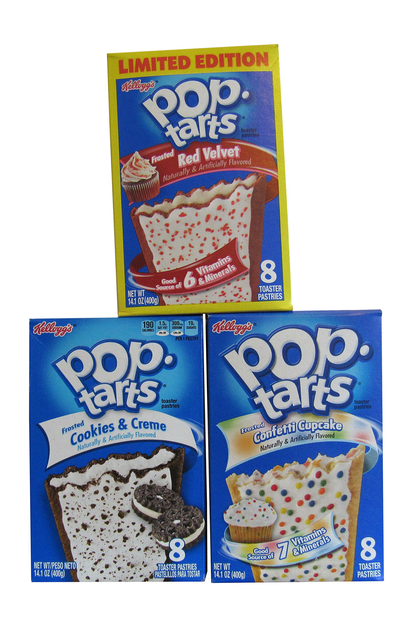 Buy Kellogg's Pop Tarts Frosted Red Velvet 8 ct 400g, Kellogg's Pop